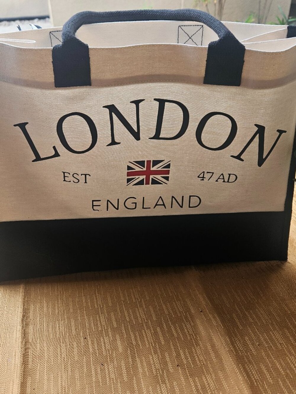 London England Canvas Tote Bag